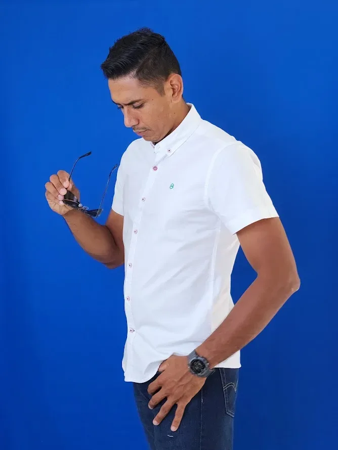 Camisa Hummer para caballero BS03-OL-WH