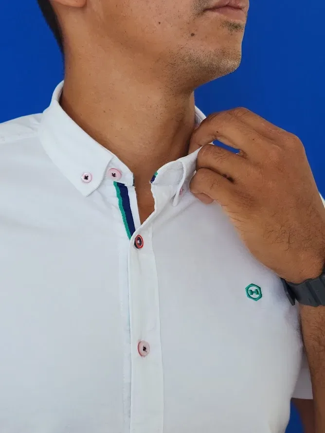 Camisa Hummer para caballero BS03-OL-WH
