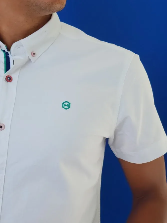 Camisa Hummer para caballero BS03-OL-WH