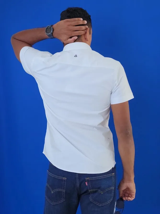 Camisa Hummer para caballero BS03-OL-WH