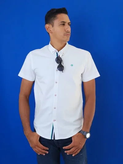 Camisa Hummer para caballero BS03-OL-WH