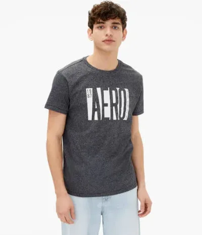 Camiseta Aereopostal para caballero color gris oscuro