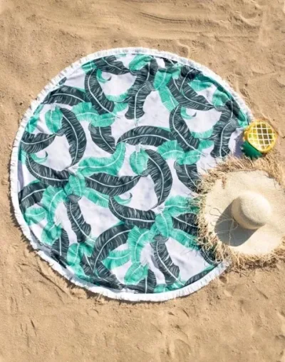 Manta de playa para dama multicolor