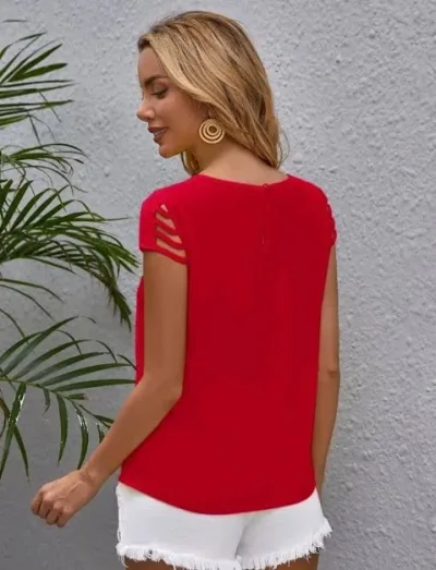 Blusa para dama color roja