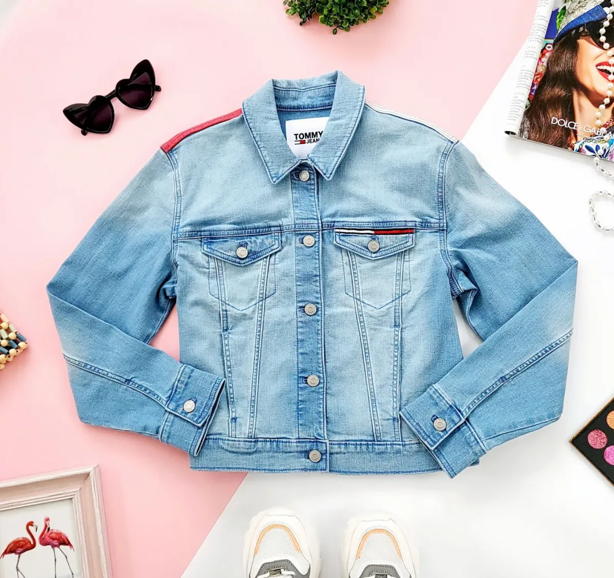 Jacket Tommy Hilfiger color mezclilla