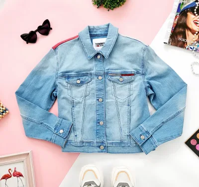 Jacket Tommy Hilfiger color mezclilla