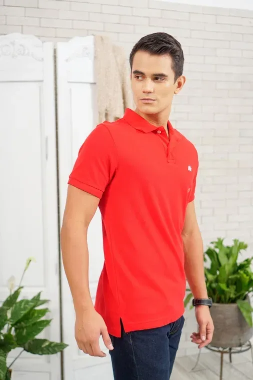 Camiseta Aeropostale para caballero color rojo