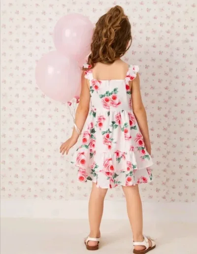 Vestido para niña diseño floral