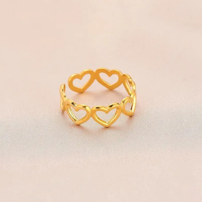 Anillo para dama de acero de titanio