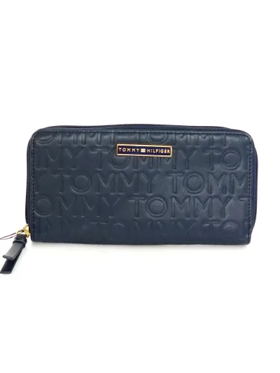 Cartera Tommy Hilfiger color azul oscuro