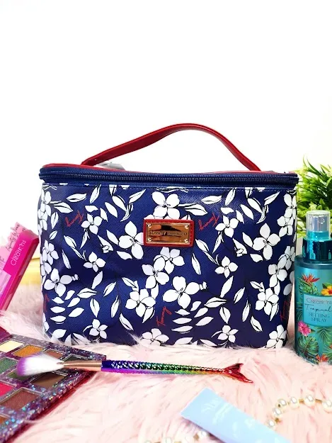 Cosmetiquera Tommy Hilfiger para dama color azul