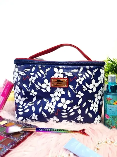 Cosmetiquera Tommy Hilfiger para dama color azul