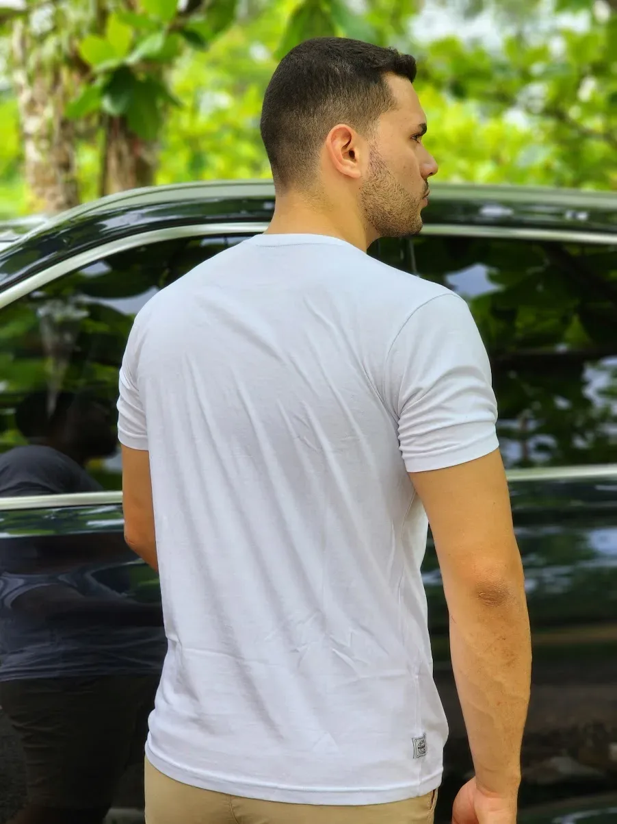 Camiseta Hummer para caballero color blanco