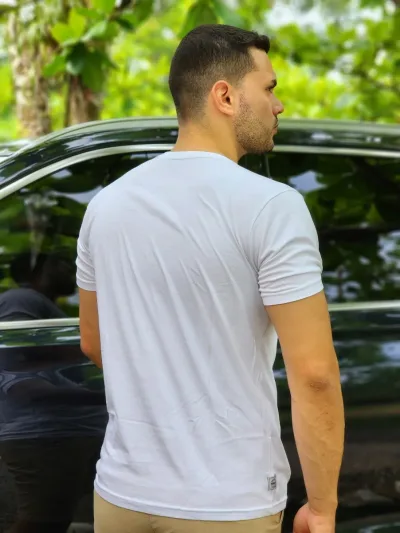 Camiseta Hummer para caballero color blanco