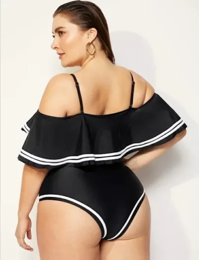 Vestido de baño para dama, color negro