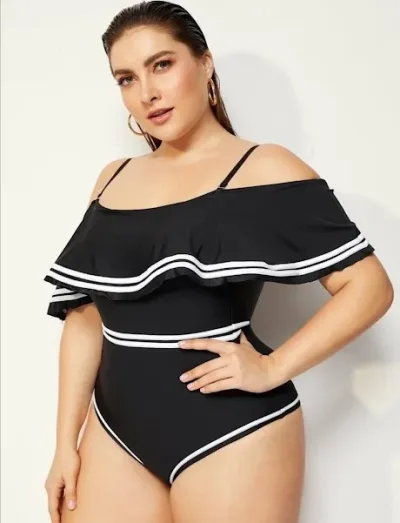 Vestido de baño para dama, color negro