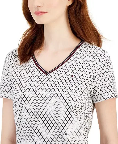 Camiseta Tommy Hilfiger para dama multicolor