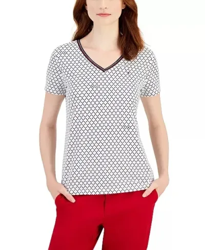 Camiseta Tommy Hilfiger para dama multicolor