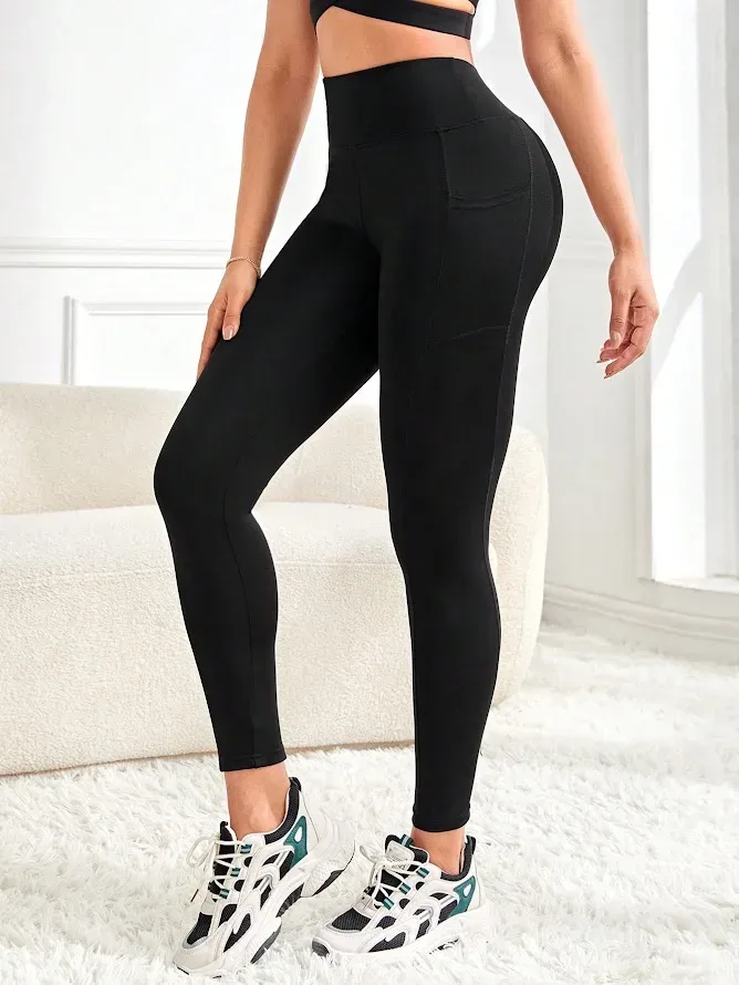 Licra deportiva color negro para dama