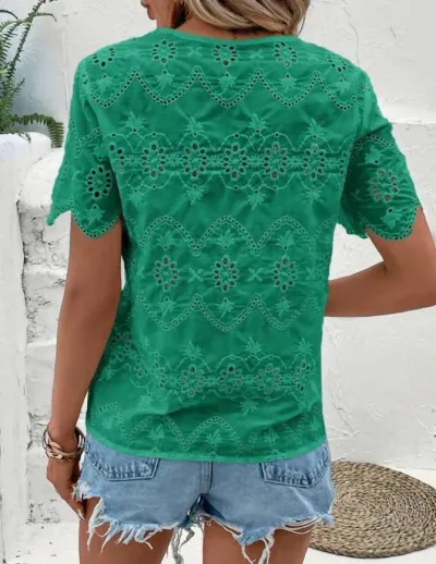 Blusa para dama color verde