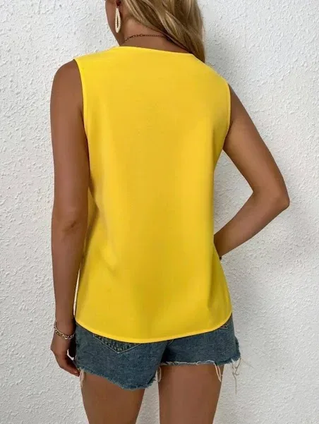 Blusa para dama color amarillo