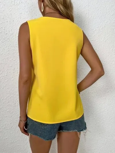 Blusa para dama color amarillo