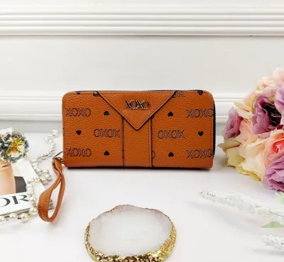 Cartera XOXO para dama color café