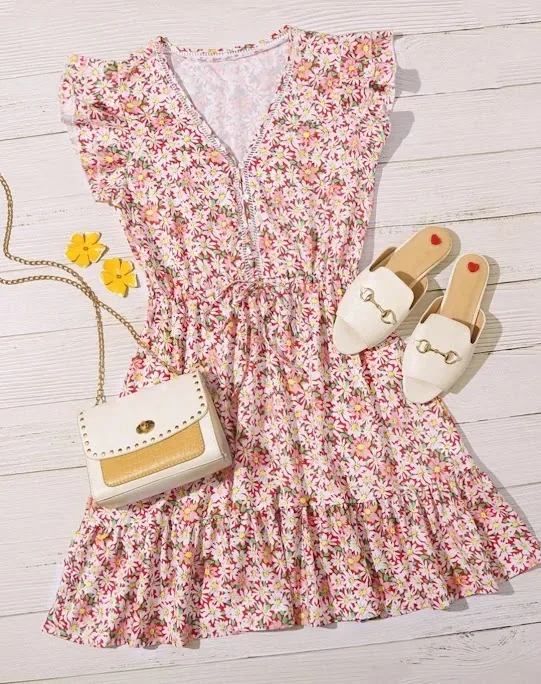 Vestido para dama diseño floral