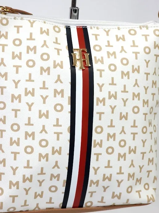 Bolso Tommy Hilfiger para dama color beige