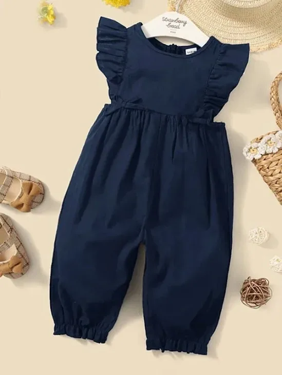 Enterizo para niña color azul