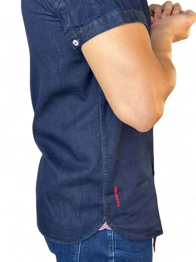Camisa Hummer para caballero H242003-65DB-A