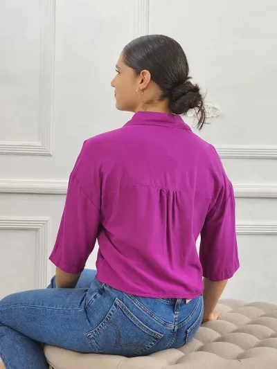 Blusa para dama color morado