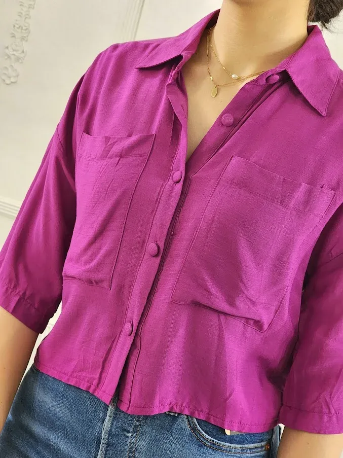 Blusa para dama color morado