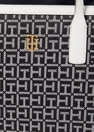 BolsoTommy Hilfiger para dama colo blanco y negro