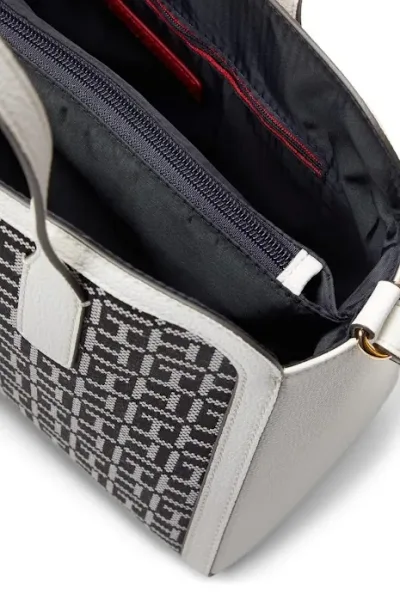 BolsoTommy Hilfiger para dama colo blanco y negro
