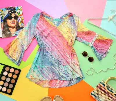 Blusa Spense para dama multicolor