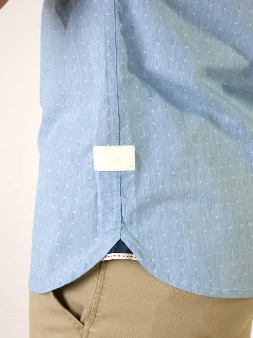 Camisa Hummer para caballero color celeste