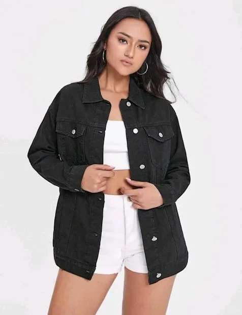 Jacket para dama color negro