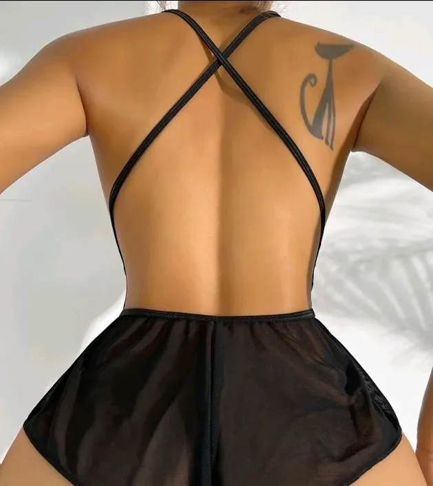 Lenceria para dama color negro