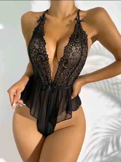 Lenceria para dama color negro