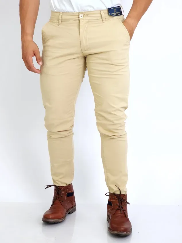 Pantalón Cambrige Polo Club de vestir para caballero color beige