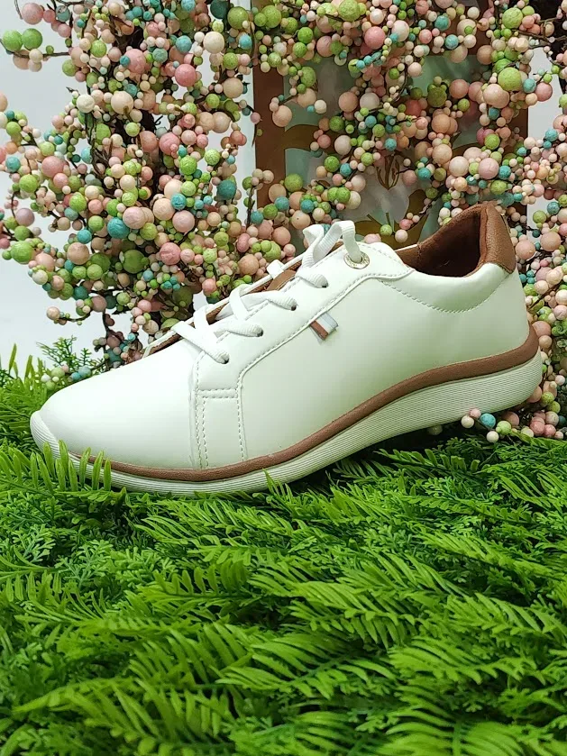 Tenis Natural STEP WHITE/MOCCA para Dama