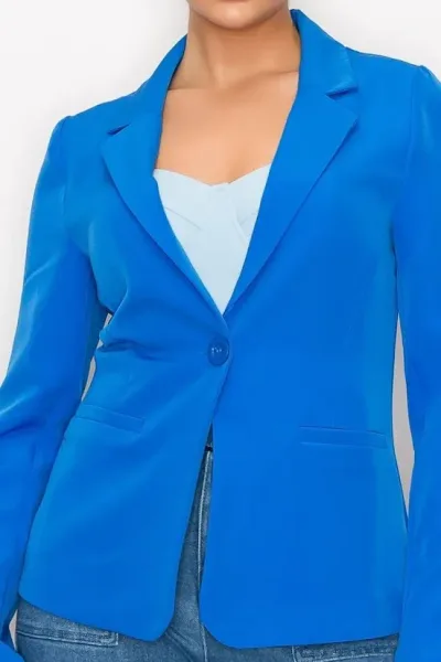 Blazer para Dama color azul
