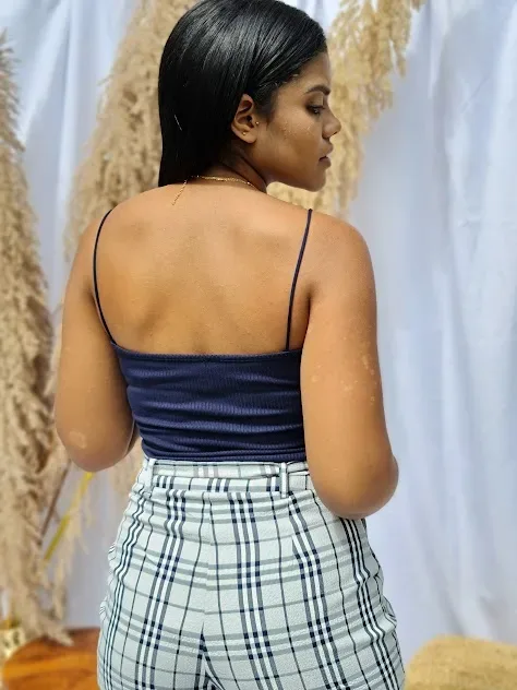 Blusa para dama color azul oscuro