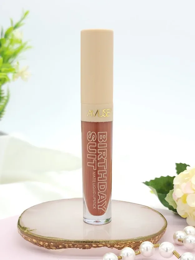 Labial AMUSE liquido matte tono Boudoir