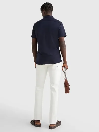 Camisa Tommy Hilfiger para caballero color azul oscuro