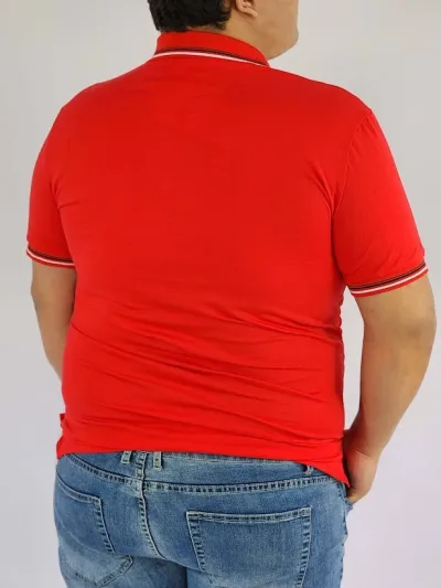 Camiseta Cambrige Polo Club para caballero color rojo