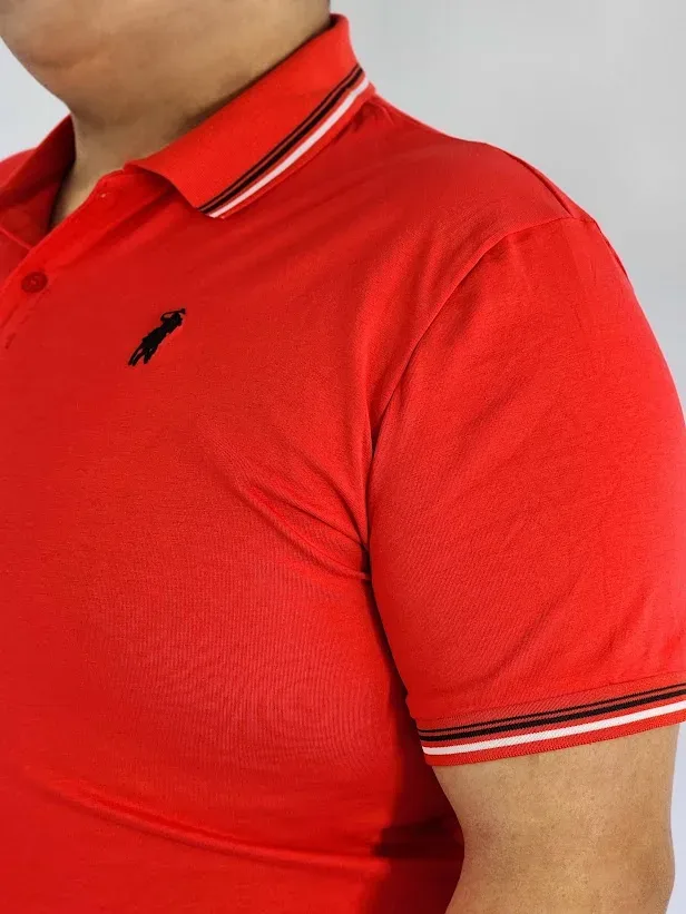 Camiseta Cambrige Polo Club para caballero color rojo
