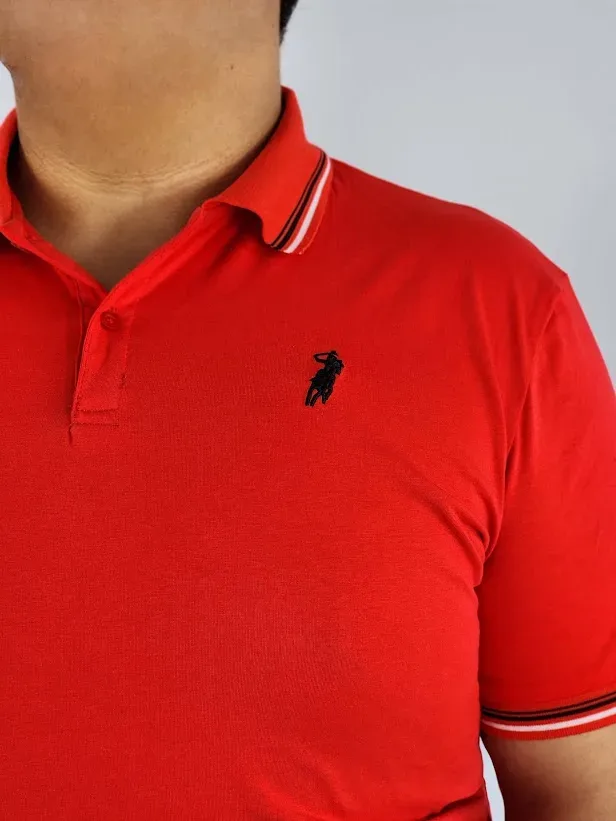 Camiseta Cambrige Polo Club para caballero color rojo