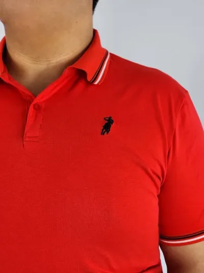 Camiseta Cambrige Polo Club para caballero color rojo
